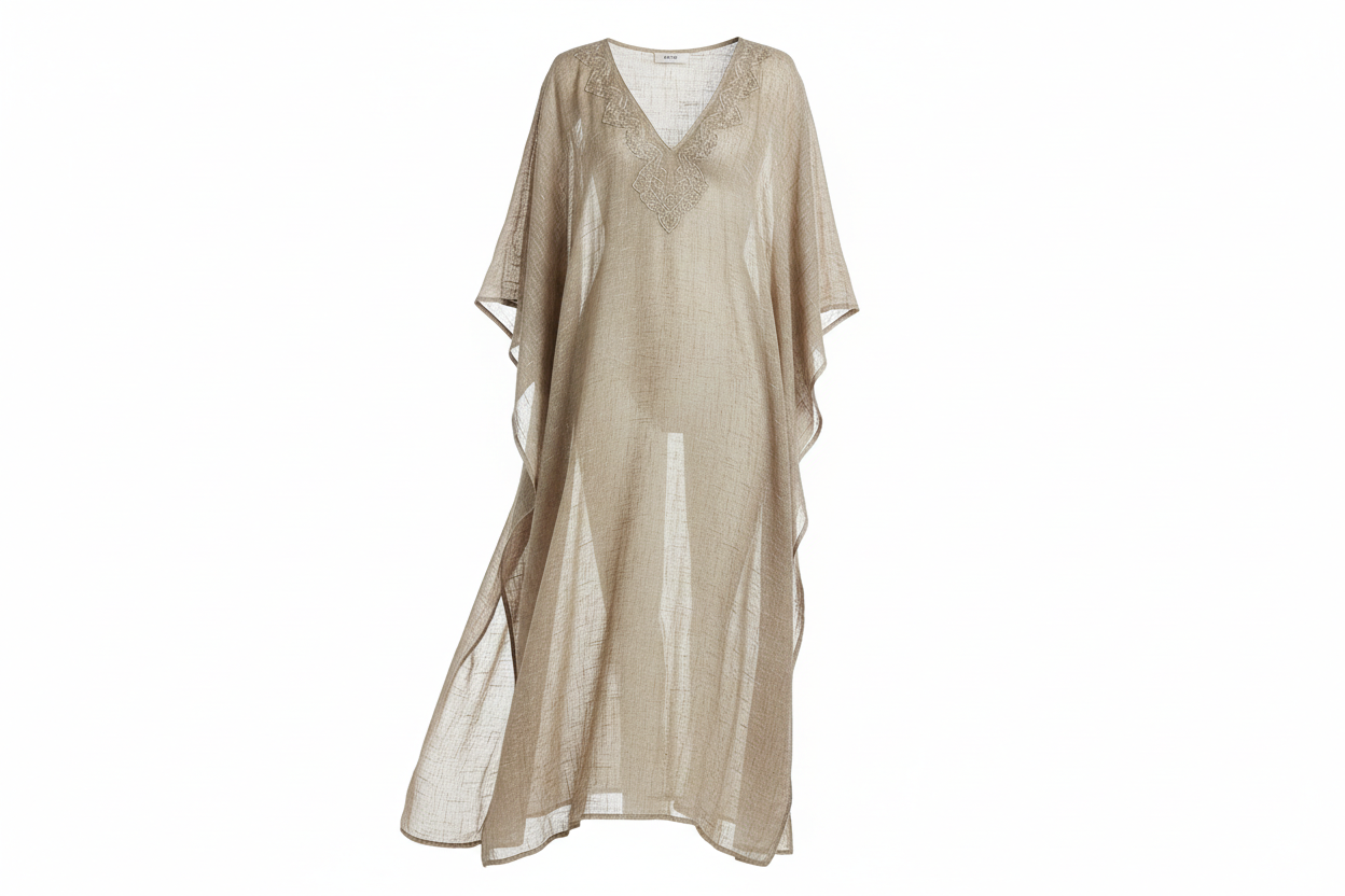 Luxe Swim Cover-Up Kaftan
