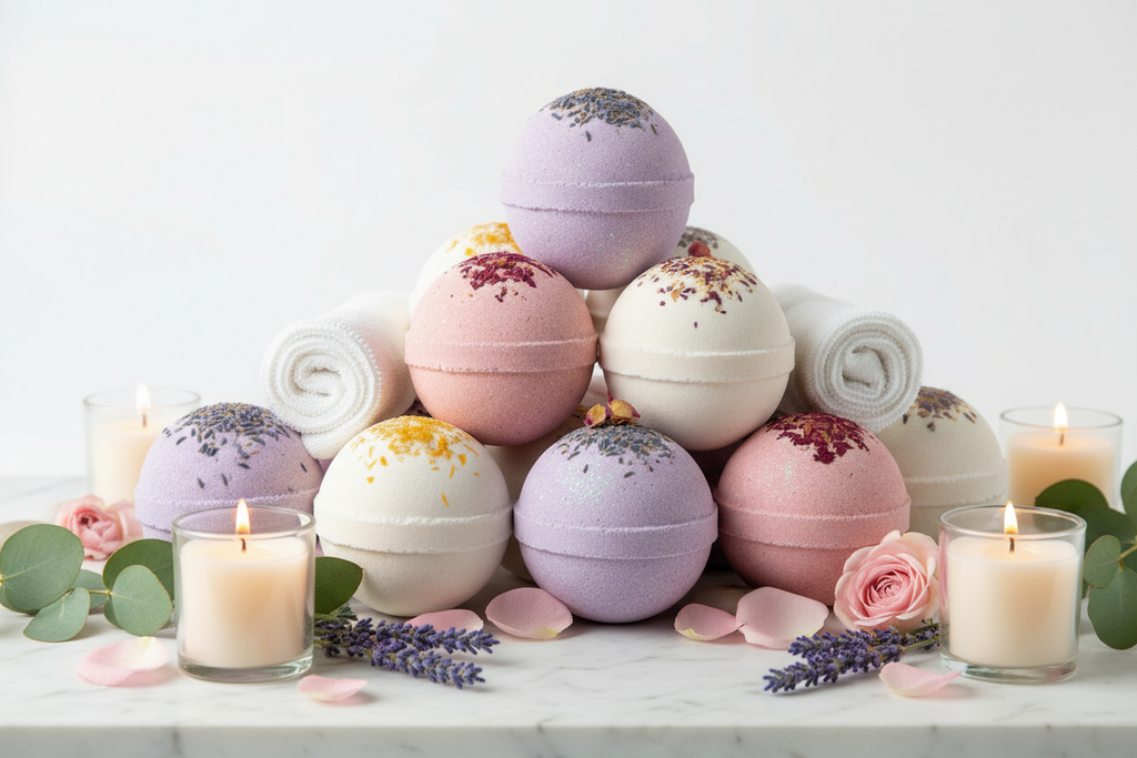 Aromatherapy Bath Bombs - Set of 6