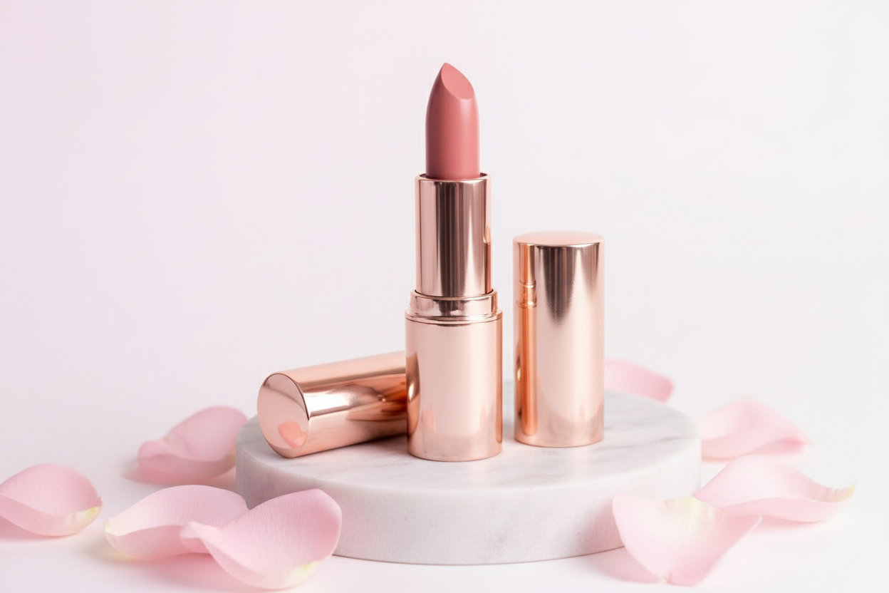 Velvet Matte Lipstick - Nude Rose